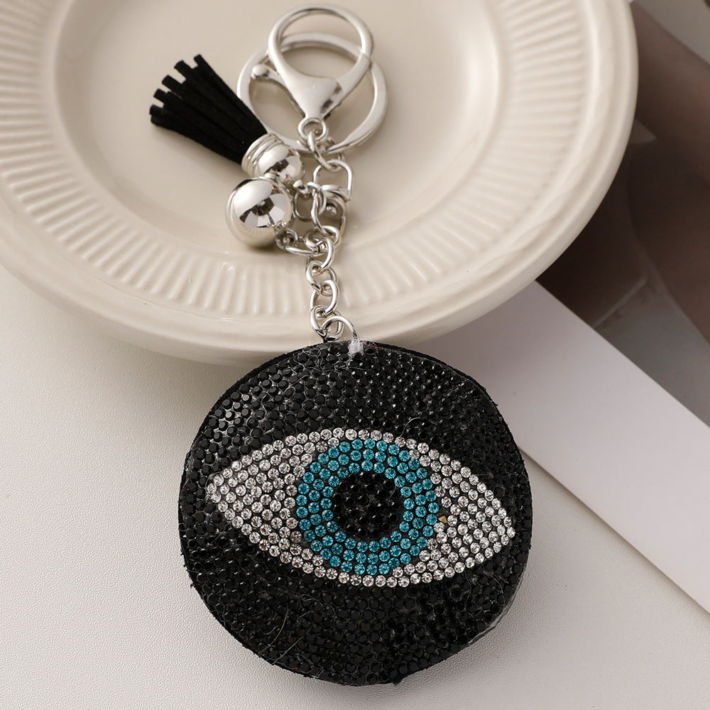 Wholesale Hot Diamond Devil's Eye Keychain